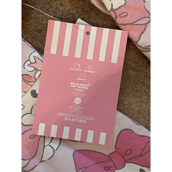 Hello Kitty and Friends Girls Pink Print Dress with Long Sleeve Size 18M NWT - Picture 7 of 8